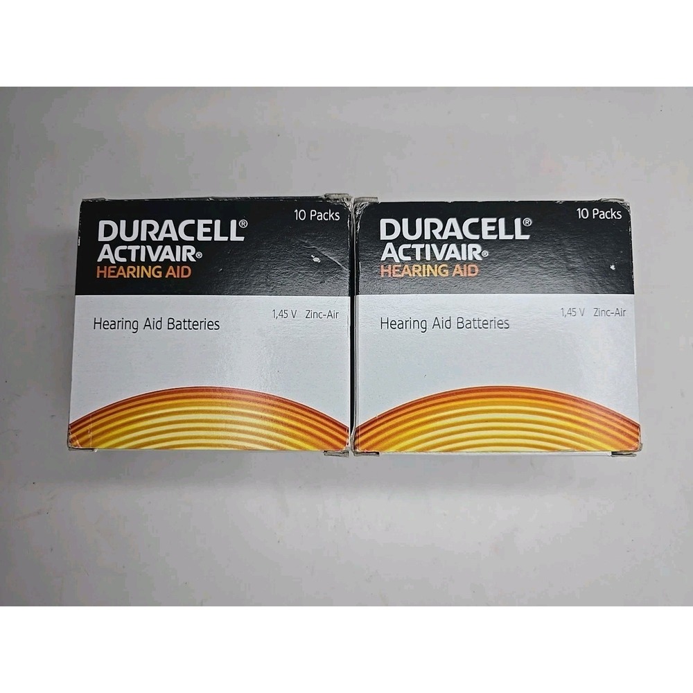 160 Duracell‎ Hearing Aid Batteries Size #13  (2 Boxes Of 80) Best By 2026-08